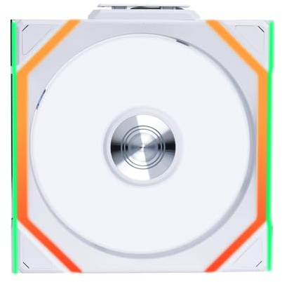 Lian Li UNI Fan SL Wireless 120mm ARGB Fan - Single Pack - 2.4 GHz Wireless Signal for RGB & Fan Control - Daisy-Chain Design - Controller NOT Included & Required - White (12SL1W1W)