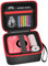 Kinder Kamera Tasche für CalineGam für HiMont für GREENKINDER für Hangrui Kinderkamera Sofortbildkamera Digital Videokameras Tasche für Mädchen Kamera Und Print Papier (Nur Box) (Black)