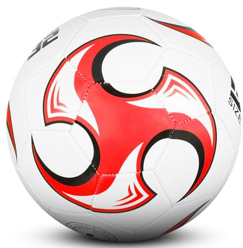 pwavum Fussball, Professioneller FußBall Größe 4, Fußball Kinder Unisex, Offizieller Training Fussball grösse 4, Outdoor-Indoor Fußbälle, Sport Training Fussbälle Ball für Jugendliche und Erwachsene