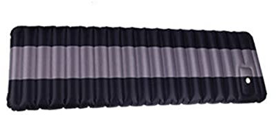 PYCJNFC Selbstaufblasbare Isomatte, Dicke PVC-Luftmatratze, Reisebett für Zelt, Outdoor, Wandern, Rucksackreisen, Strand (Farbe: Schwarz, Größe: 190 x 60 cm)