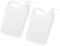 VICASKY 2 Pack Plastic Pump Bottles Large Travel Containers for Shampoo Lotion Hand Soap Leak-resistant Shampoo Jugs