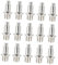 DINHEAROM Clavos Antideslizantes para Zapatillas de Atletismo 32 Pcs Metal Livianos Repuestos Sprint y Salto de Deportivos