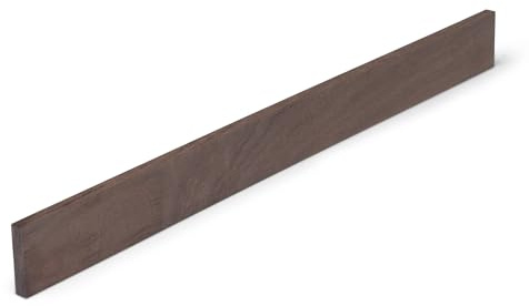 Woodsellers® Nussbaum Holzleiste 8 × 25 × 1000 mm – Massiv & glatt gehobelt – naturbelassen & verleimfertig für Möbelbau & Innenausbau
