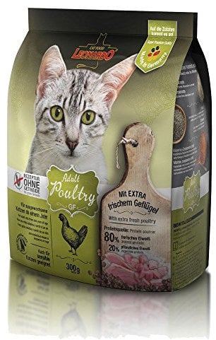 Leonardo Adult GF Poultry [300g] Katzenfutter | Getreidefreies Trockenfutter für Katzen | Alleinfuttermittel für Katzenrassen ab 1 Jahr