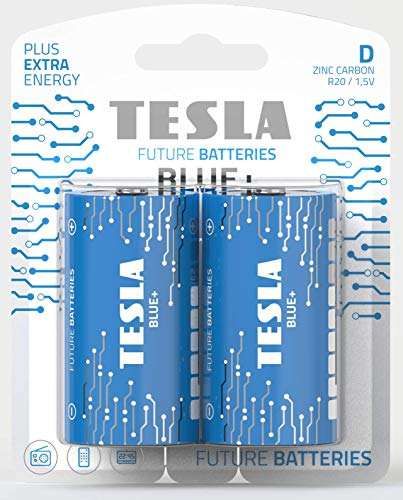 Blue Zink-Kohle-Batterie D (R20, Große Einzelzelle, Blister) 2 Stck