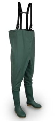 Shimano Wader Scafandro in PVC, Verde - Verde, 43