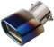 iSpchen Auspuffblende Auto Auspuffblenden Auspuff Endrohr Schalldämpfer Universal Edelstahl Auspuffrohr Endrohrblende Endschalldämpfer Blende für 63mm Auspuff Rohr