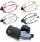 JOX Gafas de lectura plegables, con funda gafas, portátiles, gafas de lectura graduadas, vista cansada presbicia hombres y mujeres, lector de bolsillo, ligeras con mini-estuche (Rojo, 1.5)