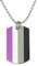 Sinwinkori Asexual Pride Dog Tag Anhänger Halskette