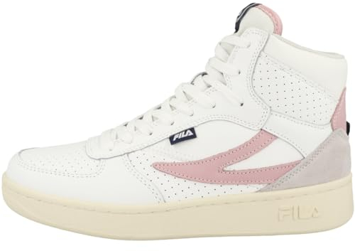 FILA Damen SEVARO mid wmn Sneaker, White-Pale Mauve, 40 EU