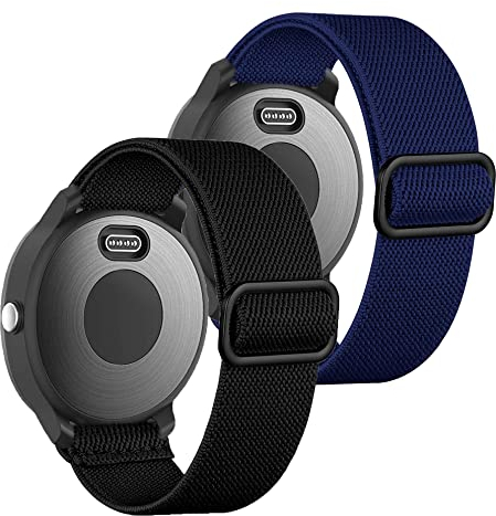 OTOPO Elastisches Armband for Garmin Venu/Sq/Sq 2/Forerunner 245/645 Music Armband, 20mm Nylon Sport Armband for Garmin Vivomove HR/Sport, Vivoactive 5 /Vivoactive 3 Music