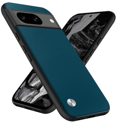 Puxssul Cover per Google pixel 7a 5G Custodia in Pelle Sintetica TPU, Anti-Shock Anti-Graffio Anti-Scivolo Ultra Leggera Cover per Google pixel 7a 5G, per Uomini Donne(Blu)