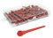 TUXUNQING 50PCS Lames en Plastique de Rechange, Lame Plastique Coupe Bordure, Lame Coupe Bordure, Lame en Plastique Générale, Lames en Plastique Pour Tondeuse Sans fil Pour Jardins et Pelouses