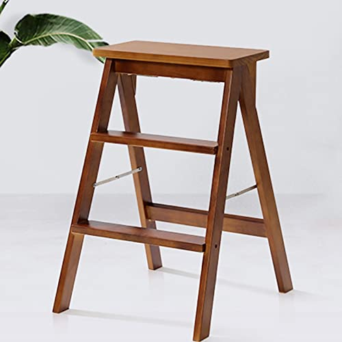 Klappbare Trittleiter 3-Stufen-Hocker, multifunktionaler Indoor-Blumenständer-Stufenhocker, Küche, Badezimmer, Indoor-Outdoor-Blumenständer, Pflanzenständer