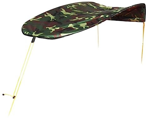 Gsrimgratoe Kajak Sonnensegel, wasserdicht und UV-beständig, zusammenklappbar, mit Aufbewahrungstasche für Kajak, Camouflage