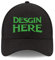 Vintage Trucker Caps Your Own Picture Text Logo Adjustable Cap Black, Schwarz , Einheitsgröße