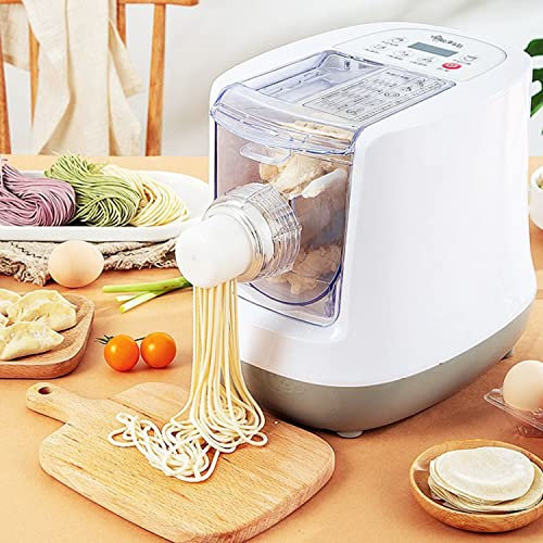 Automatic Pasta Maker & Noodle Maker - Create Homemade Fresh Spaghetti in 10 Mins - Electric Pasta Extruder & Dough Sheeter - 13 Noodle Shapes - Perfect for Kitchen Use - Easy & Quick