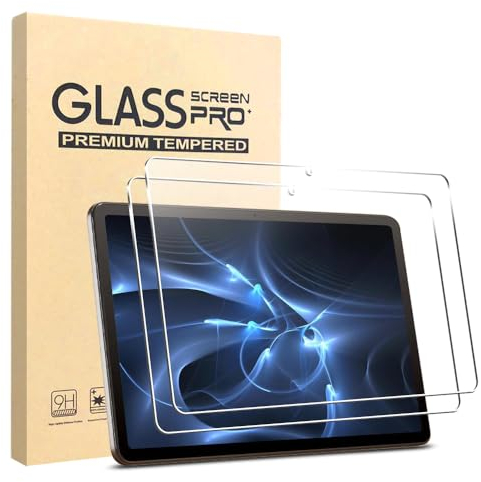 KLWAINM [2 Stück] 11 Zoll Tablet 11 Max Schutzfolie Displayschutz 2.5D Ultra-HD 9H Härte Anti-Kratzen Bläschenfrei Panzerfolie Hartglas Schutzglas Glas Folie Film
