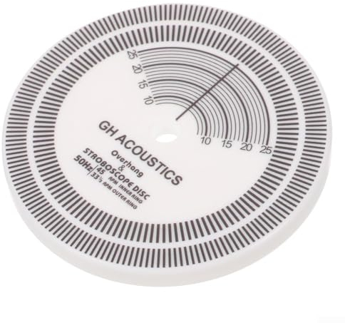 Schallplatten-Geschwindigkeitsmessscheibe, LP-Vinyl-Schallplatten-Tachometer, Acryl-Plattenspieler, Stroboskop-Scheibe, Geschwindigkeitstestscheibe