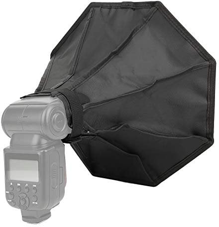 Softbox Octogonal portátil de 30 cm, Mini difusor de Flash Universal Plegable para Estudio de fotografía Accesorios de Filtro de luz Suave