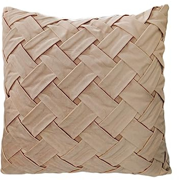 ZHIQISHI Cushion Covers,2 Pieces Woven Dutch Fleece Sofa Cushion Cover Living Room Pillowcase Orange Red(Cosy Meters)
