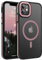 GUAGUA Cover Magnetico per iPhone 11, Custodia iPhone 11 Compatibile con MagSafe, Opoco Protettivo Case Sottile Anti-Graffio Glassato Traslucido Antiurto 6,1 Pollici, Rosa