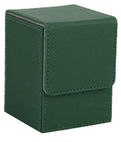 Richeyty Karten Etui Deck Box Karten mit HüLlen Deck Spiel Box für Yugioh Binder: 100+, GrüN