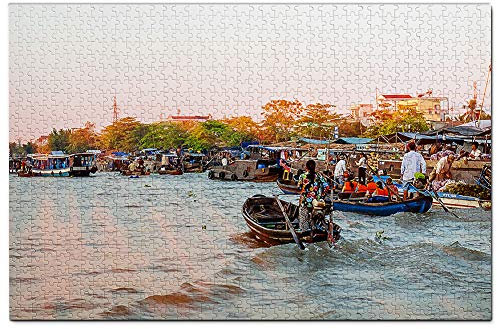 Vietnam Can THO Puzzle 2000 Teile Spiel Kunstwerk Reise Souvenir 70x100CM