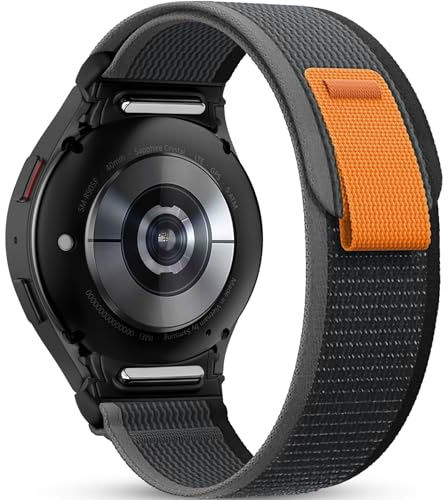 Faliogo Nylon Armband Kompatibel mit Samsung Galaxy Watch 6 Armband 44mm 40mm, Galaxy Watch 7 5 4 Band - Sport Loop Keine Lücke Ersatzarmband für 6 4 Classic 47mm 43mm 46mm 42mm, 5 Pro 45mm