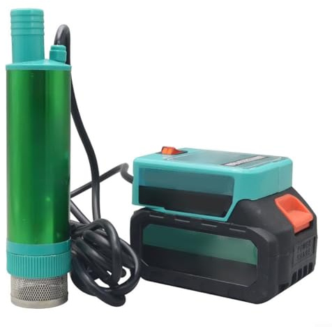 Per Dayi 38mm Batteria Al Litio Pompa Senza Fili Carburante Acqua Olio Trasferimento Pompa 30-50 L/min Lega di Alluminio 4-6m Capacità di sollevamento Verde