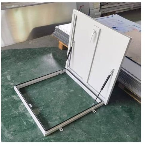 Dachluke Dachfenster Tür mit Stützstangen für Lager- und Deckzugriffslösungen