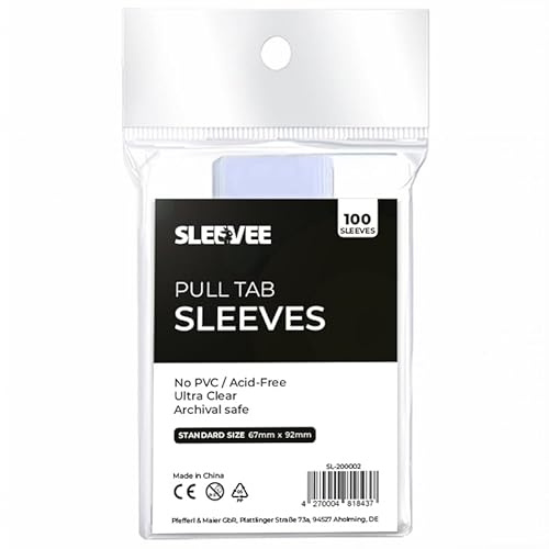 SLEEVEE® Pull Tab Sleeves - Kartenhüllen mit Lasche für Grading Submissions