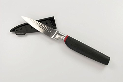 TUPPERWARE Messer Chef-Serie Pro Universal Universal- Allzweckmesser schwarz rot