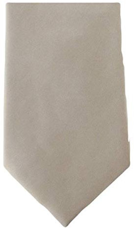 Michelsons of London Taupe Plain Ployester Krawatte