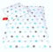 Babylux 2 TLG. Set Bezug für Kinderwagen Stubenwagen oder Wiege Garnitur Bettwäsche Kissen Decke 60 x 78 cm (94. Sterne Blau)