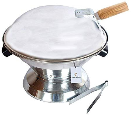 KuberIndustries Four Polyvalent en Aluminium, tandoor à gaz, Gril de Barbecue/bati/Machine à Pizza Ensemble de 1 pc - CTKTC6033