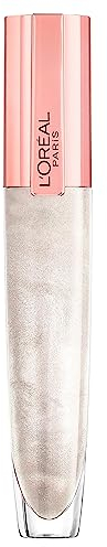 L'Oréal Paris Glänzender Lipgloss für maximales Volumen, Pflegende Wirkung, Mit Hyaluronsäure und Kollagen-AS-Fragmenten, Glow Paradise Brilliant Signature Plump-in-Gloss, Nr. 400 I Maximize