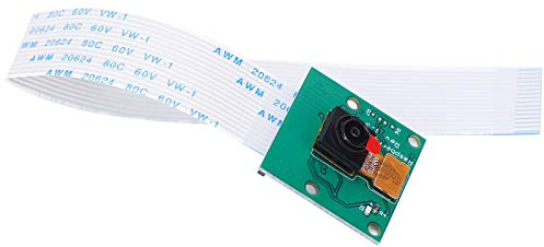 LiebeWH Kameramodul Mini Kamera Videomodul Webcam Sensor 5 Megapixel 1080p Sensor OV5647 Webcam Green für Raspberry Pi 4 3B + 5-Millionen Pixel 15cm Kabel HBV-RPI1508G V11