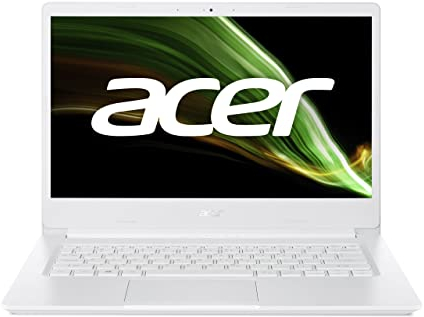 Acer Aspire 1 (A114-61-S2RF) Laptop | 14 display FHD | Qualcomm Snapdragon 7c Compute Platform | 4 GB RAM | 64 GB eMMC | Qualcomm AdrenoTM 618 GPU | Windows 11 | Tastiera QWERTZ | Bianco