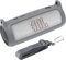co2CREA Funda de Silicona para JBL Flip 6 Altavoz inalámbrico portátil .Mosquetón de Gancho + cinturón en Bandolera + Silicona（Altavoz no Incluido） (Gris)