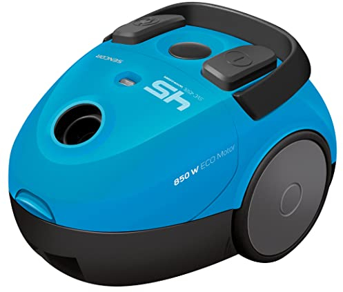 Sencor SVC 45BL-EUE3, Aspirapolvere, Blu, 850 W, 1.5 Liters, 79 decibeles
