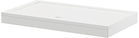 Wholesale Domestic Pearlstone 1400mm x 800mm x 40mm Rectangular Shower Tray and Plinth