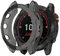 KeeFos TPU Hülle Kompatibel mit Garmin Fenix 7X Pro Solar, Stoßdämpfend Schutzhülle Flexibles Gehäuse für Garmin Fenix 7X Pro Solar (Schwarz)