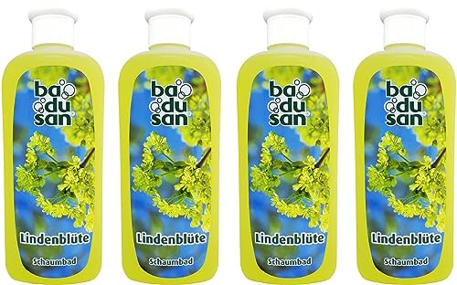 4er Pack Badusan Schaumbad Lindenblüte 4x500ml