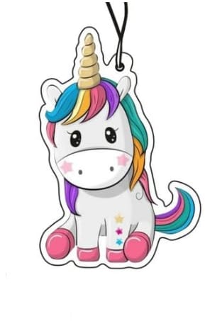 Baby Unicorn Duftbaum Auto, Auto Lufterfrischer, Car Air Freshener, Duftanhänger Auto, Auto Tuning, Auto Duftspender