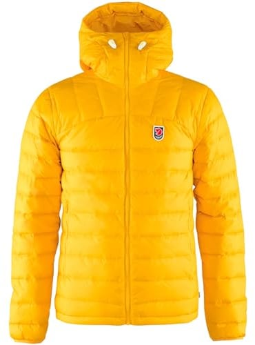 Fjällräven Expedition Pack Down Hoodie M Herrenjacke, Gelb., Large