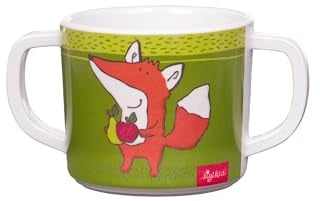 Sigikid 25398 Taza infantil Fox Forest Fox rPET recomendada para niños de 2 años sostenible, resistente y duradera