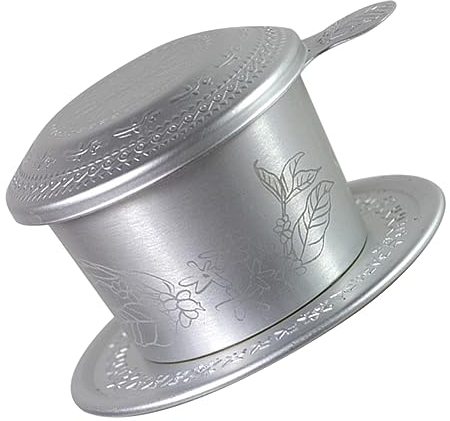 Zerodeko Vcoffee Dripper Vietnamese Coffee Filter 1 Set Coffee Pot Aluminum Travel Dripping Water Coffee Filter Offee Drip