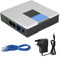 Voip Adapter for Analogue Phones, 2 Ports VoIP Gateway VoIP Telephone Connections RJ-45 Network Interface Ata Adapter Phone Grandstand, Support SIP V2 Protocol DHCP