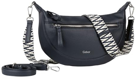 Gabor bags Silena Damen Umhängetasche Crossbody Bag Mittelgroß Blau